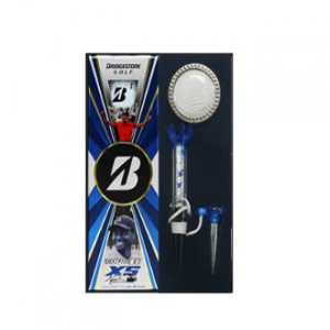 [브리지스톤] tour b xs 타이거우즈 골프공 3구+볼마커+자석티+클립