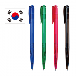 맵시 투명 볼펜 1.0mm // 국산