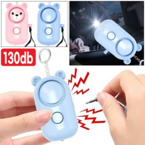 곰돌이 후레쉬+ 호신용 경보기 전자호루라기A급