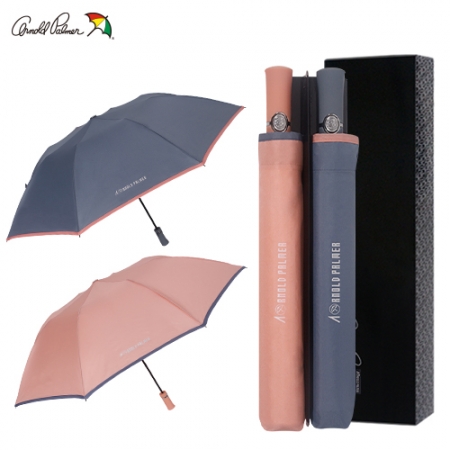 아놀드파마 2단 자동 파스텔 바이어스 우산세트 2P #2