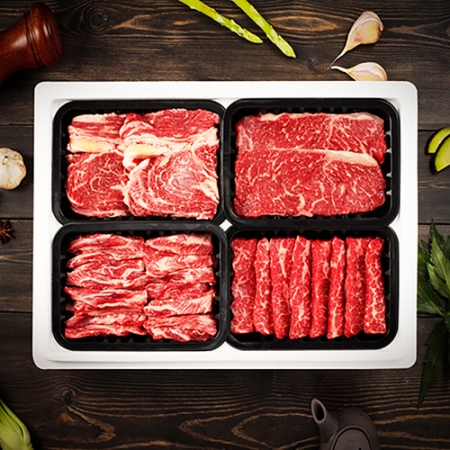 [안동바른한우] 1등급 한우 구이혼합 선물세트 3호 1.6kg #2