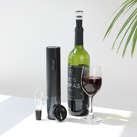 시그니쳐 플러스 알로꼬 4in1 원터치 전동 자동 와인오프너 풀세트 와인소품 와인 병따개 병따기 #5