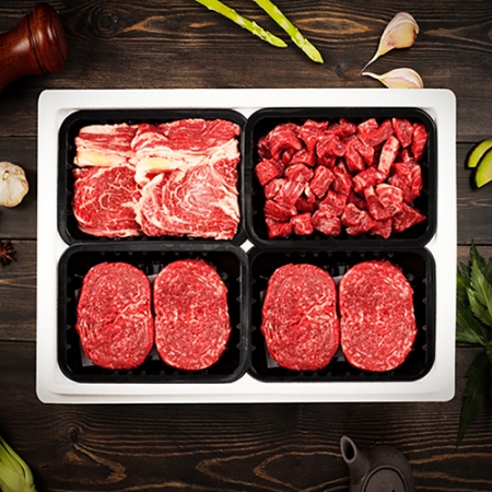 [안동바른한우] 1등급 한우 구이,정육 가족세트 10호 1.4kg #2