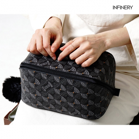 인피너리 오르간 대용량 화장품 파우치, 프리미엄 여행용화장품파우치, 메이크업 생리대파우치 #5