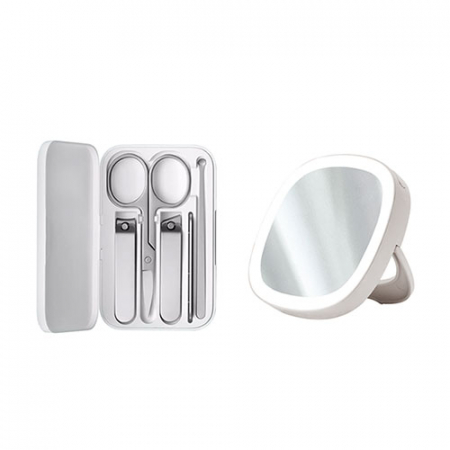 샤오미 손톱깎이 5종세트 + LED 손거울 세트 #3