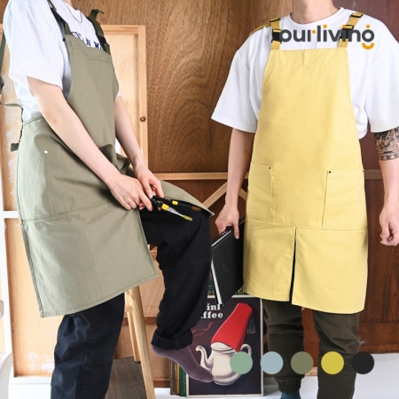 스트릿 앞치마 캐주얼앞치마 예쁜앞치마 꽃집앞치마 바리스타앞치마 다용도앞치마 미술앞치마 공방앞치마 주방앞치마 카페앞치마 #2