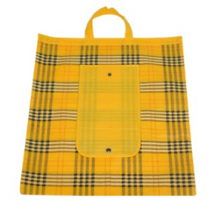 체크컬러 똑딱이 장바구니 420*480mm