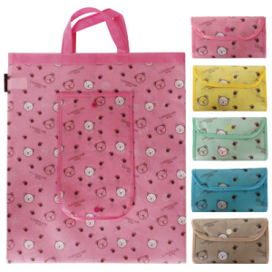 곰돌이 부직포 장바구니 420x480mm WS288L