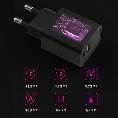 DOXX DX_PD45WPPS 2포트 PD고속 충전기 C to C // 케이블포함 #2