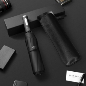 EL 가죽케이스 완전자동 3단우산 CHH469