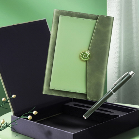 CH358 모던오피스 오리엔틱 버클 포인트 메모장 다이어리 세트 A5 #2