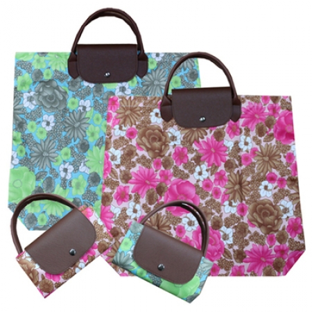 WS.289O 꽃무늬 후다 장바구니 420*390*100mm #2