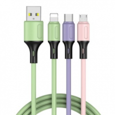 AT휴대폰 충전케이블 3 in 1 CHH499