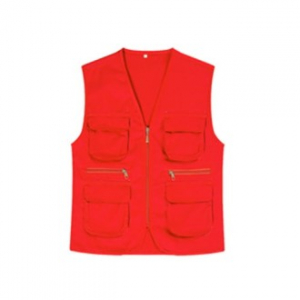 EL 심플 원색 다수납 조끼 CHH920