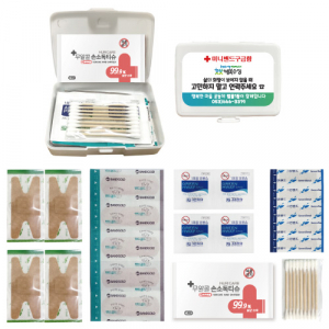 구급함 소독4호, 손소독 티슈, 너클밴드
