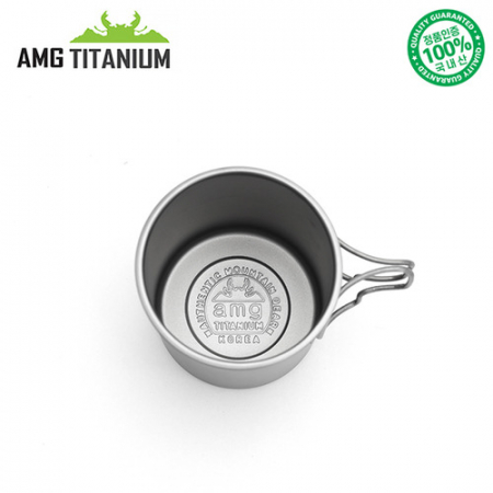 AMG 티타늄 싱글 머그컵 샌딩 3종 220ml/340ml/450ml (별도판매 가능) // 국내산 #3