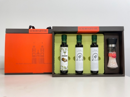 올리오랩 트러플 오일+올리브 오일+핑크솔트 그라인더, 3구 선물세트 #3