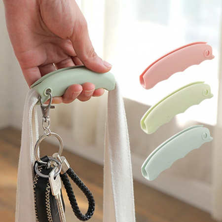 실리콘 키링 겸용 봉투 손잡이 9*2cm, 쇼핑 핸들, 자국방지 안전 보호대 #2