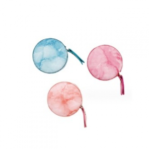 EL 마블링 레더 라운드 미니줄자 CHH846