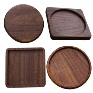 EL 흑호두 티코스터 컵받침 CIH034