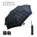 작은이미지: 가스파 3단 타탄체크 패턴 수동 우산 #2