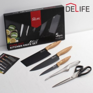[디라이프] 퓨어컷 주방용 칼세트 (5PCS)