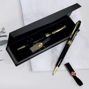 선물세트 메탈 볼펜+USB 메모리(16G)-A