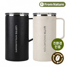에코 프롬네이쳐 커피가루 오피스 머그 600ml