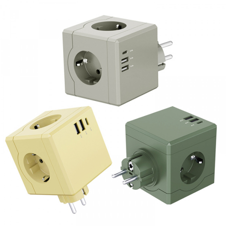 에코너-MT01 큐브멀티탭 6구 플러그형 E15C #2