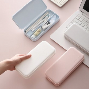 신학기 사각 필통 무지 심플 연필통 학용품