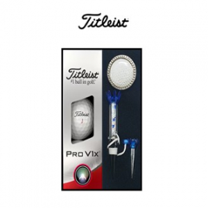 타이틀리스트 NEW PRO V1x 3구 볼마커 자석티 클립 세트