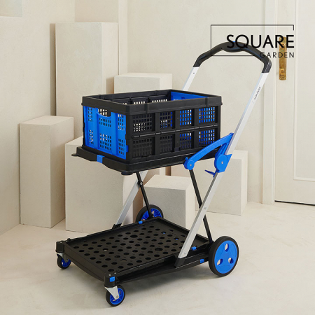 [스퀘어가든] 접이식 2단 핸드 카트 JSK-N3029 #3