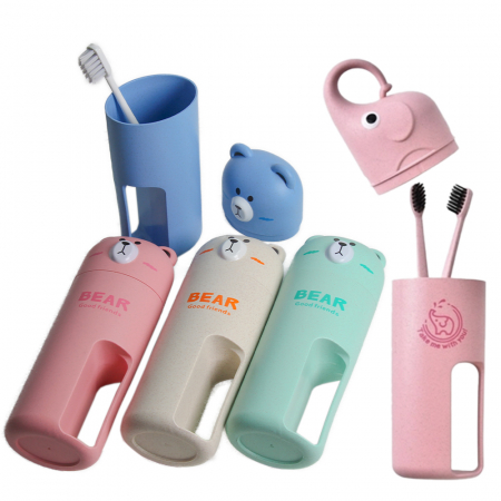 밀리어스 코끼리 여행용 칫솔케이스, 휴대용 칫솔통 치약칫솔통 #2