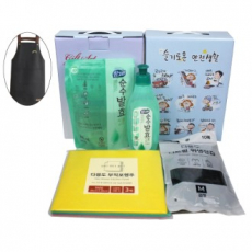 앞치마(방수) 세제 용기 300g+리필 세제 300g+ 행주3매+니트릴장갑 10매