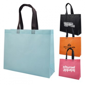 M형 심플 무광 코팅 부직포가방 중형 (31.5x26x10) [인쇄가능]