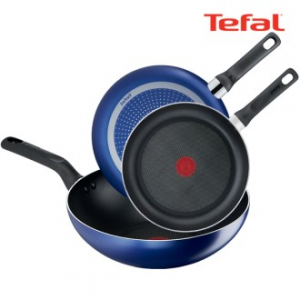 테팔 PTFE 미드나잇 블루 3종세트 (프라이팬 26cm + 28cm + 볶음팬 28cm)