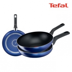 테팔 PTFE 미드나잇 블루 3종세트 (프라이팬 20cm + 26cm + 볶음팬 28cm)