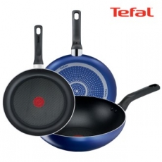 테팔 PTFE 미드나잇 블루 3종세트 (프라이팬 24cm + 28cm + 볶음팬 28cm)
