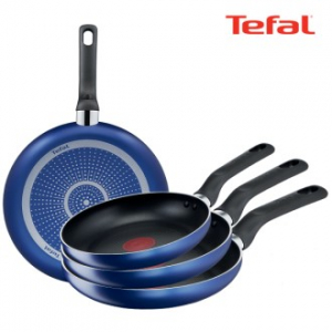 테팔 PTFE 미드나잇 블루 4종세트 (프라이팬 20cm + 24cm + 26cm + 28cm)