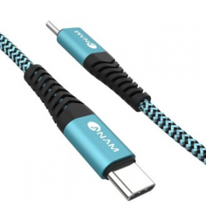 아남 메탈페브릭 케이블 C to C타입 1.2M AN-DC104