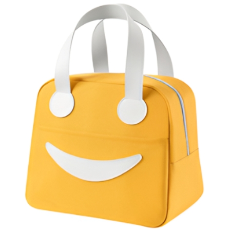 러블리 스마일 런치백, 직장인 피크닉 도시락가방 #2