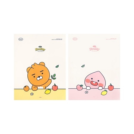 카카오 리틀프렌즈 프루티 40P 클리어화일 [J1] #2