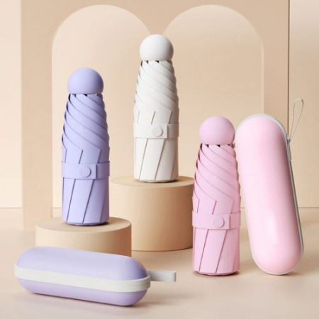 캡슐 파우치 우양산, 가벼운 우양산, 전용케이스 보관 #3