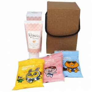 과일나라 핸드크림+카카오물티슈 10매 3P 세트