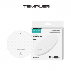 템플러 15W 고속 무선 원형 충전패드 TEM-GW21-15W