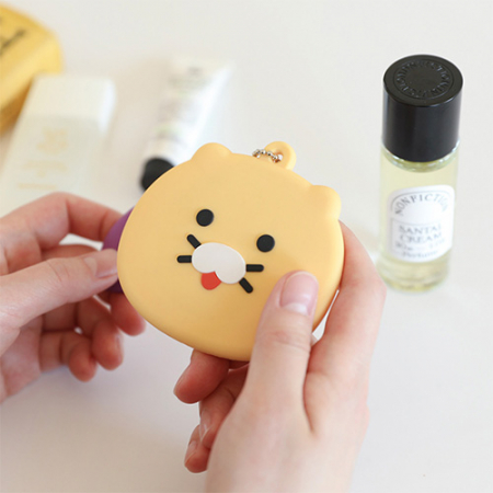 고양이 캐릭터 외출용 손거울 키링 #2