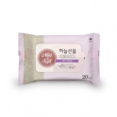 하늘선물 휴대용 물티슈 20매