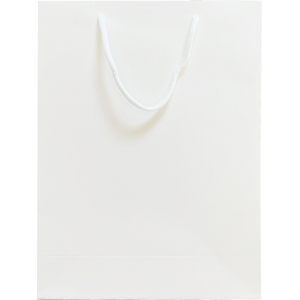 백색 스판끈 코팅 쇼핑백 T3호 260 X 90 X 345