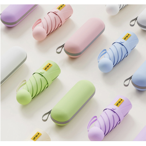 5단 캡슐 파우치 우양산 우산 암막 자외선차단