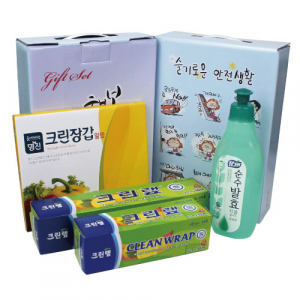 크린랲 2종+크린장갑 50매+참그린 주방세제 세트